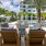 Outdoor lounge area